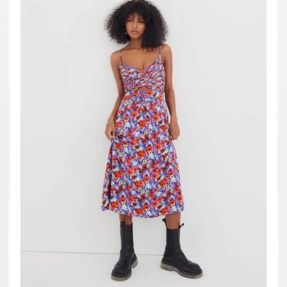 For Love and Lemons Chiara Floral Midi dress